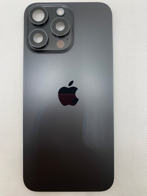 Open image in slideshow, pulled 15 Pro Max Back Glass With metal Plate and components
